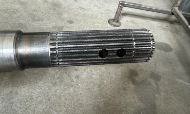 Ротор подрібнювача комбайна / Січкарня комбайна / Вал ротора соломоподрібнювача комбайна - фото № 5
