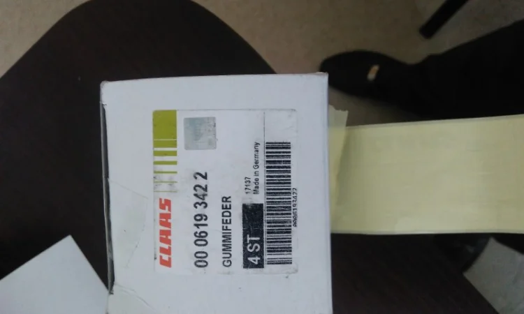 РЕССОРА резиновая 0006193422 Claas оригинал - фото № 2