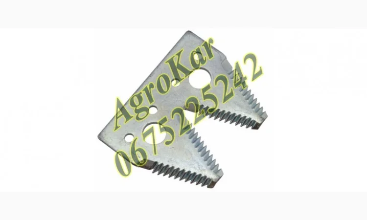 H163131 сегмент двойной ножа жатки (крупная насечка), JD600R/F/FD - фото № 1