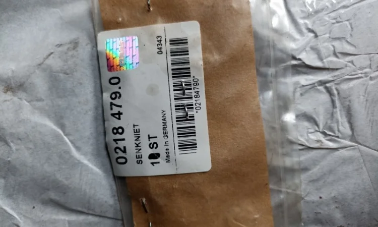 218 479 0 заклепка потайная - фото № 1