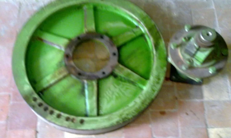 Шкивы вариаторов вымолачивающего барабана комбайна Джон Дир серии WTS и 2266 - фото № 2