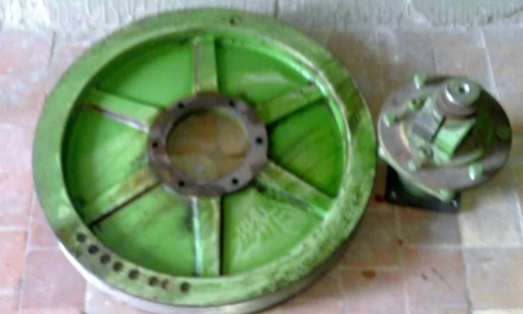 Шкивы вариаторов вымолачивающего барабана комбайна Джон Дир серии WTS и 2266 - фото № 3