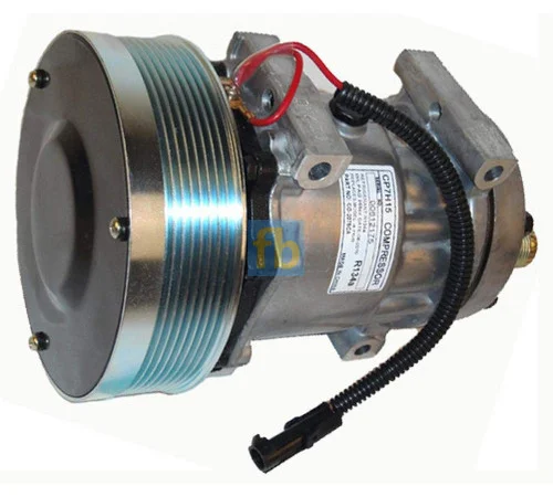 Компресор кондиціонера 8PV 152мм New Holland, Case - фото № 2