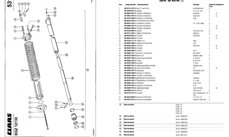Каталог запчастей КЛААС Лексион 415 - CLAAS Lexion 415 в печатном виде на русском языке - фото № 2