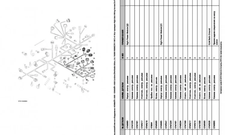Каталог запчастей Джон Дир S650 - John Deere S650 на русском языке в книжном виде - фото № 2