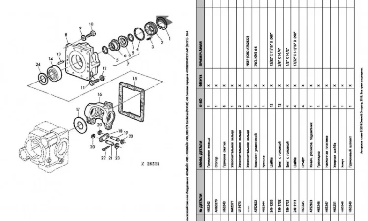 Каталог запчастей Джон Дир 985 - John Deere 985 книга на русском языке - фото № 2