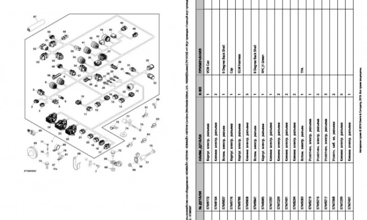 Каталог запчастей Джон Дир S670HM - John Deere S670HM на русском языке в книжном виде - фото № 2