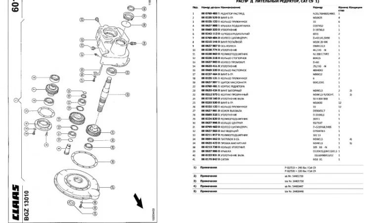 Каталог запчастей КЛААС Лексион 405 - CLAAS Lexion 405 на русском языке в виде книги - фото № 2