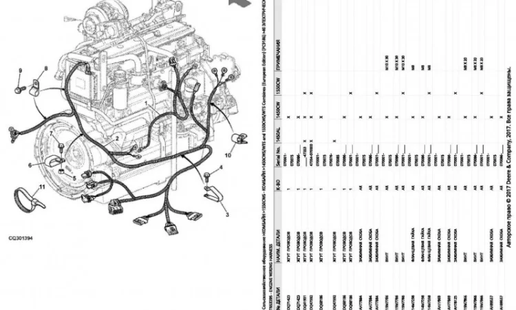 Каталог запчастей Джон Дир 1450WTS - John Deere 1450WTS на русском языке - фото № 2