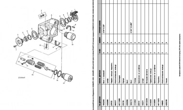 Каталог запчастей Джон Дир 4435 - John Deere 4435 на русском языке в книжном виде - фото № 2