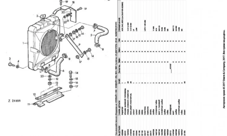 Каталог запчастей Джон Дир 965 - John Deere 965 на русском языке в книжном виде - фото № 2