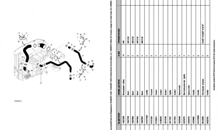 Каталог запчастей Джон Дир S540 - John Deere S540 на русском языке в печатном виде - фото № 2
