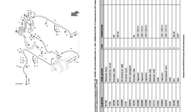 Каталог запчастей Джон Дир T660 - John Deere T660 на русском языке в книжном виде - фото № 2