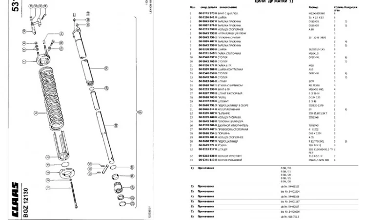 Каталог запчастей КЛААС Лексион 460 - CLAAS Lexion 460 в печатном виде на русском языке - фото № 1