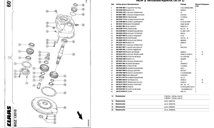 Каталог запчастей КЛААС Лексион 430 - CLAAS Lexion 430 на русском языке в печатном виде - фото № 2