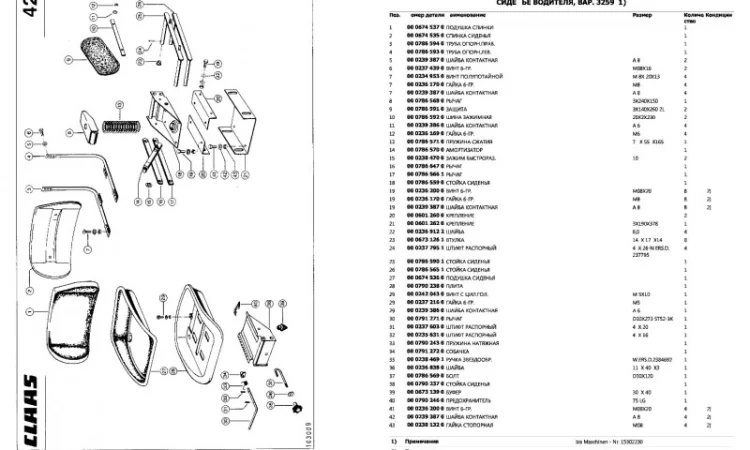 Каталог запчастей КЛААС Доминатор 78-CLAAS Dominator 78 в печатном виде на русском языке - фото № 2