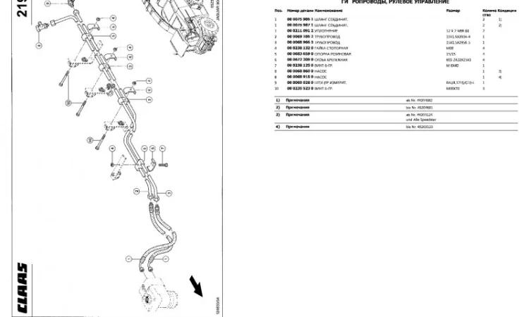 Каталог запчастей КЛААС Ягуар 830-CLAAS Jaguar 830 в печатном виде на русском языке - фото № 2