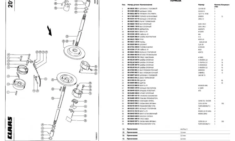 Каталог запчастей КЛААС Ягуар 800 - CLAAS Jaguar 800 на русском языке в печатном виде - фото № 2