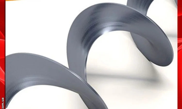 Спіраль цільнотягнута оригінальна. Для шнека бункера комбайна - фото № 2