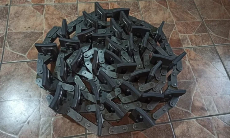 Скребковый транспортер элеватора колосового, зернового НИВА (Усиленная цепь на болтах) - фото № 3