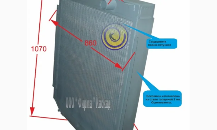 Радиатор водяной для комбайна Claas Dominator 108 SL MAXI - фото № 1