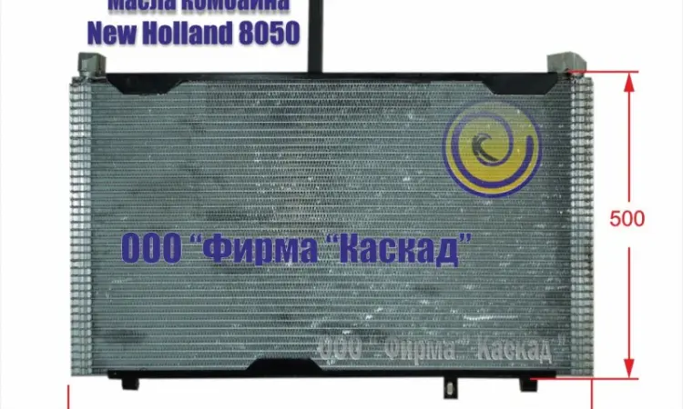 Радиатор масляный комбайна new holland 8050 - фото № 1