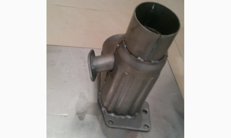 Труба Т-150 72.07002.00 выхлопная (сапог) - фото № 1