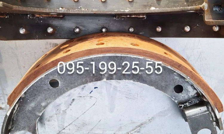 Колодка гальмівна 2ПТС-4; колодка гальмівна КТУ-10А - фото № 3