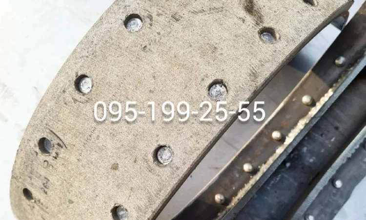 Гальмівна колодка 2ПТС-6; запчастини причепа 2ПТС-6 - фото № 2