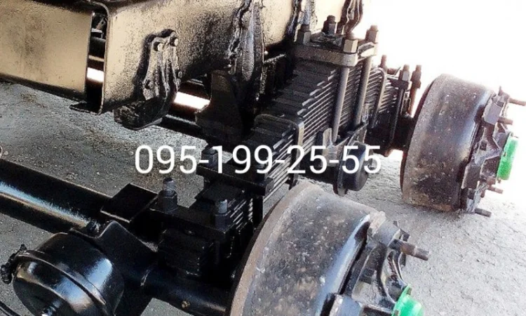 Ресора 1ПТС-9; маточина 1ПТС-9; вісь (балансиру) 1ПТС-9; вісь (балка) 1ПТС-9 - фото № 1