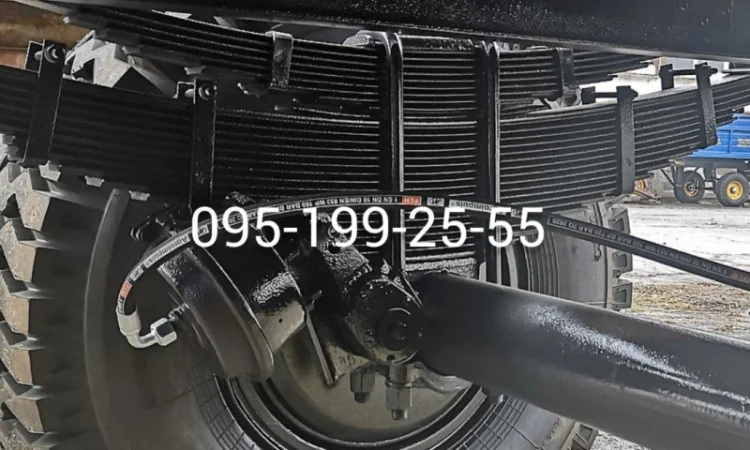 Вісь (балка) 3ПТС-12; вісь (балансиру) 3ПТС-12; ресора (передня) 3ПТС-12 - фото № 3