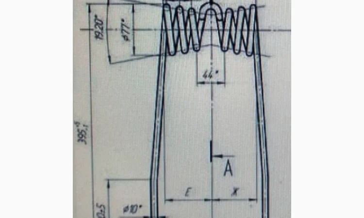 Пружина ЗБР, палец пружинный, калёный, купити пружину-граблину, купить пружину - фото № 1