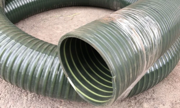 Рукав ПВХ, гофра, ассенизаторный, эластичный, морозостойкий - фото № 1