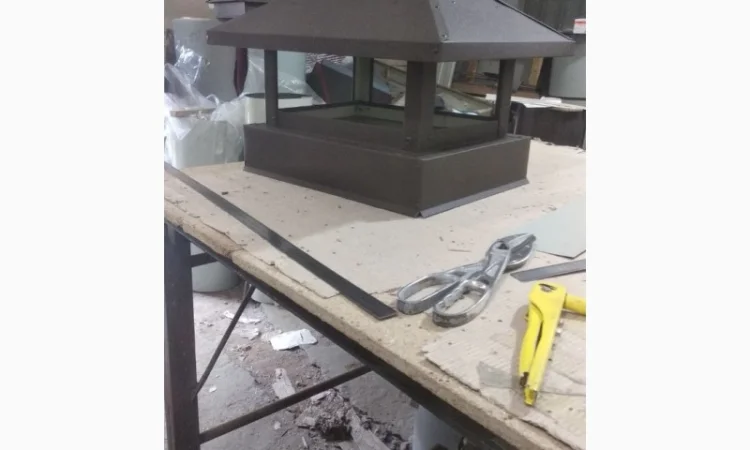 Зонт на трубу, Флюгарка на дымоход, Накрывка дымохода - фото № 4