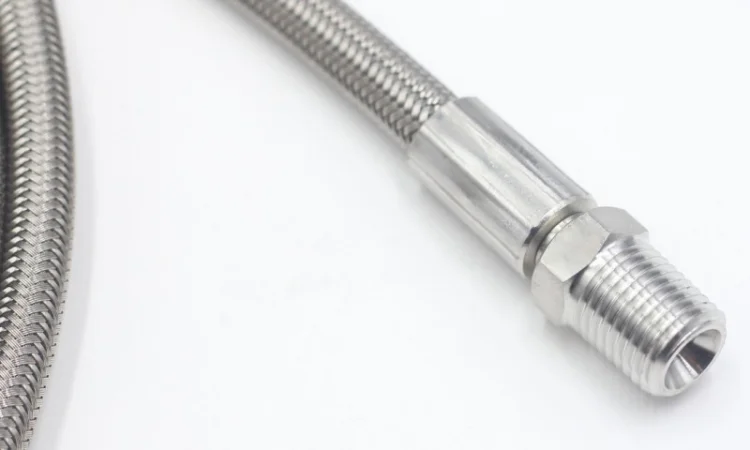 Металорукави високого тиску з нержавіючої сталі, з'єднувачі для шлангів - фото № 4
