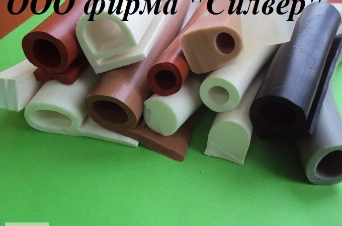 Силиконовые термостойкие уплотнители экструзионные - фото № 1