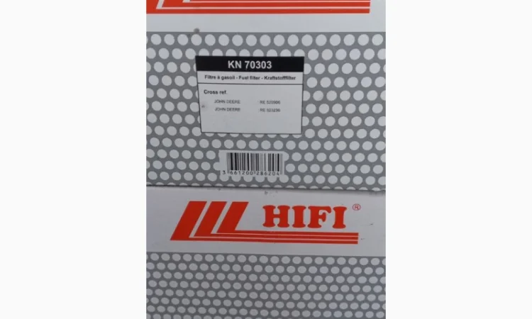 Фильтр топливный KN70303 HIFI (RE523236, RE520906 John Deere), USA - фото № 2