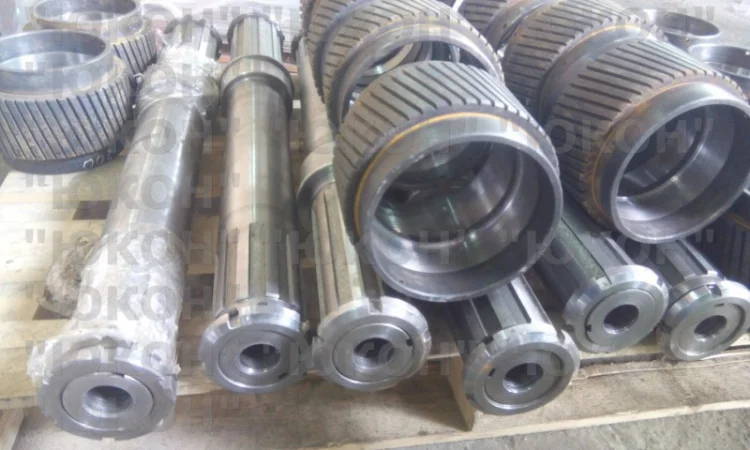 Комплект шестерен ОГМ. Валы-шестерни, шестерни планшайб, запчасти и расходники для ОГМ 1, 5 - фото № 2