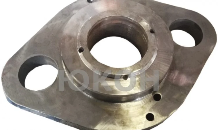 Плита задняя роликов Б6-ДГВ. Фланец ДГВ 1.01.01.005 - фото № 1