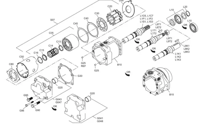 Аксиально-поршневые гидронасосы DANFOSS серии 90 на Claas - фото № 2
