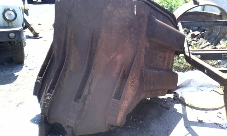 Ковш на ЭО-5111 (ЭО-10011) прямой лопаты емкостью 1, 2 м3 - фото № 1