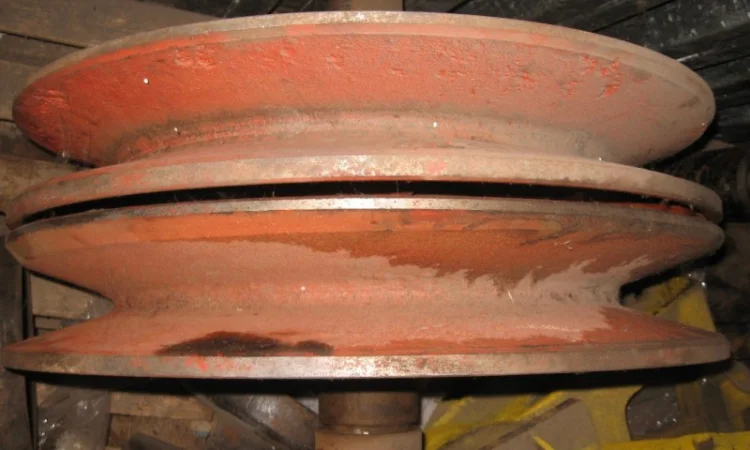 Голова стрелы на два ролика на драглайн - фото № 1