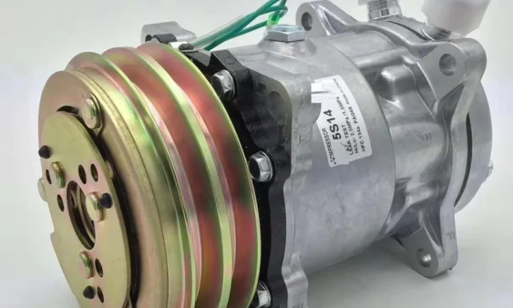 Компрессор Sanden SD5H14 12в и 24в - фото № 1