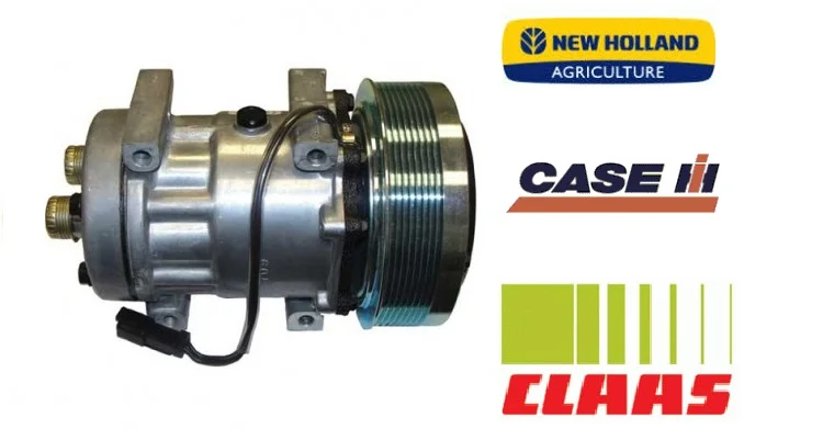 Компрессор 7H15 152 mm PV8 4499, 4768, 4768E Case, New Holland - фото № 2