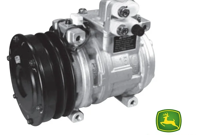 Компрессор кондиционера John Deere 10PA17C 8 gv Re46609, An221429 (1401018-1) - фото № 2
