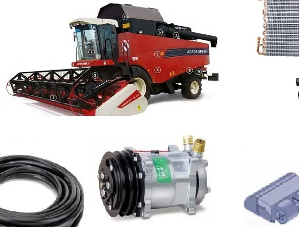 Кондиционер на ХТЗ, Кировец, Славутич, Дон, Бизон, Енисей, Палессе - полный комплект - фото № 1