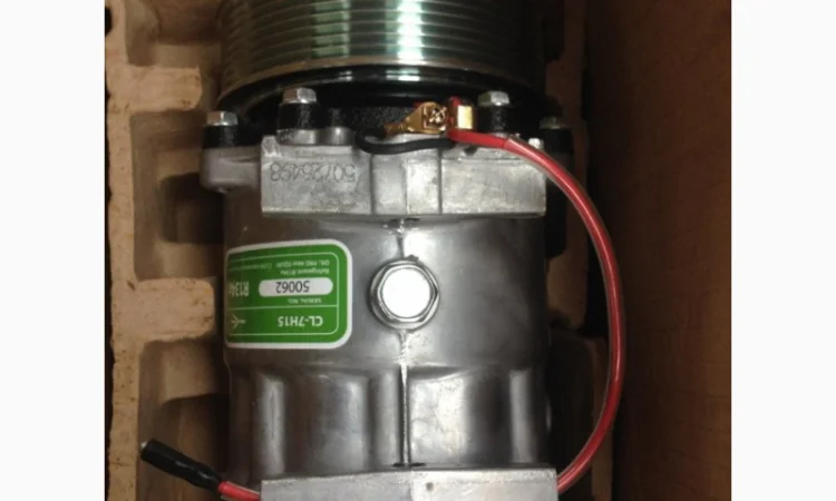 Компрессор кондиционера Case, New Holland 119mm. 8pv. (87300121, 87709773, 87300121) - фото № 3