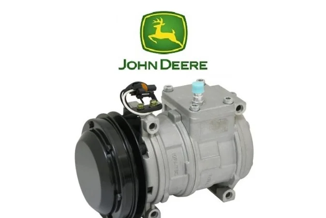 Компресор Denso 10PA17C John Deere 146mm 9500, 9600 1GR Компресор RE46657, SE501460 TY6626 - фото № 2