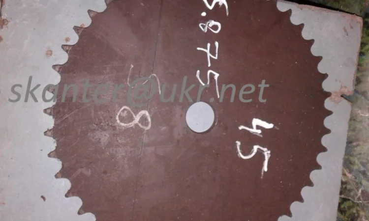 Зірочка звездочка t=15.875 зуб= 45 - фото № 1