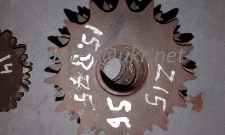 Зірочка звездочка крок t=15, 875 зуб = 15 - фото № 1